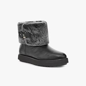 Ugg Classic Berge Mini Women Classic Boots Black (1675HBPXJ)